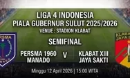 Semifinal Liga 4 Sulut: Persma 1960 vs Klabat Jaya Sakti, Duel Tak Terkalahkan di Stadion Klabat