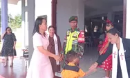 Ciptakan Rasa Aman, Babinsa Koramil 04/Rainis, Koptu Eman Manein Pantau Pelaksanaan Ibadah Minggu