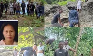 Polsek Kabaruan dan Warga Sisir Hutan Desa PangeranTalaud Cari IRT yang Hilang Misterius