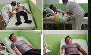 Setetes Darah untuk Kemanusiaan: Aksi Sigap Personil Polres Talaud Selamatkan Nyawa Warga di RSUD Mala 