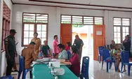 Babinsa Laksanakan Pendampingan Giat Posyandu Rutin Diwilayah Bunaan.