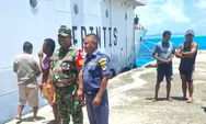 Babinsa, Kakorotan Kopda Novriadi Laksanakan Pemantauan Aktivitas Penumpang di Dermaga Desa kakorotan