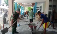 Babinsa Koramil 1312-06/Nanusa, Koptu Reynald Ruus Gotong Royang bersama Masyarakat Desa Karatung