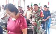 Babinsa Desa Tule Sertu.Yerobeam.Larenaung Ikuti Ibadah Minggu di Gereja Germita Mahanim Tule Kec Melonguane Timur