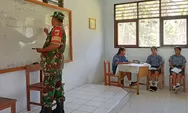 Babinsa Gelar Kegiatan TNI Sahabat Pelajar, Sosialisasikan Nilai Pancasila di Sekolah