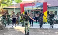 Rajut Kebersamaan, Suasana Akrab Selimuti Olahraga Bersama TNI-Polri di Miangas. 