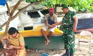 Antisipasi Cuaca Buruk, Babinsa Koramil 1312-02/Lirung, Sertu Seprianus Sanggamele Melaksanakan Komsos Dan Imbau Warga Nelayan Waspada