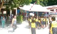 Babinsa Memdampingi Siswa-Siswi SDK Sepulau Marampit Dalam Rangka Giat Lomba Peringati Hari Diknas Ke- 67 Tahun