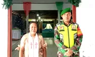 Babinsa Koramil 1312-06/Nanusa, Serka Florianus Melaksanakan Pengamanan Ibadah Hari Minghu Di Gereja Sion Marampit.