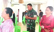 Jaga kerukunan dan kedamaian, Babinsa Koramil 02/Lirung, Sertu Jen Binei Hadir Berikan Pengamanan Ibadah Minggu