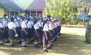 Babinsa, Serka Nursan Tameane Gelar Kegiatan TNI Sahabat Pelajar di Sekolah