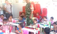 Babinsa Koramil 1312-03/Beo, Sertu Julianus Suluge Terus Laksanakan Pendampingan Pendistribusian Makan Bergizi Gratis(MBG) ke Sekolah-Sekolah