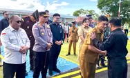 Sambut Ketua Pengadilan Tinggi Manado, Pemkab Talaud Gelar Prosesi Adat di Bandara Melonguane