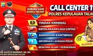 Hadirkan Respon Cepat, Polres Kepulauan Talaud Optimalkan Call Center 110 Gratis 24 Jam