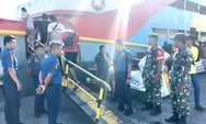 Pastikan Aktivitas Bongkar Muat Aman, Babinsa Koramil 1312-02/Lirung, Sertu Jeri Binei Pantau Kapal Penumpang di Pelabuhan