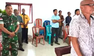 Babinsa Karatung Selatan, Serda Robin Taringanen Amankan Ibadah Minggu Umat Kristen Di Gereja Imanuel Karatung