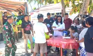 Bantuan Sembako dari Presiden RI di kawal Babinsa Koramil 1312-07/Miangas, Serka Febri Talu