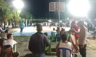 Kapolsek Essang, Ipda Sumendap Sasoloa Apresiasi Sportivitas Penonton di Turnamen Bola Voli Bukit Sion Cup