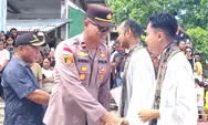 Kapolsek Kabaruan, Ipda Andika Eka Putra Amisi Hadiri Penjemputan Dua Imam Baru Umat Roma Katolik Mangaran