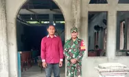 Babinsa Koramil 1312-06/Nanusa, Serka Alex Kelyombar  Bersama Tokoh Masyarakat Desa Dampulis Melaksanakan PAM Ibadah Minggu.