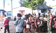 Tumbuhkan Jiwa Nasionalis, Serma Olden Wuana Gembleng Kedisiplinan Siswa SMPN Melonguane Lewat Drumband
