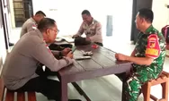 Tingkatkan Sinegritas TNI-POLRI Babinsa 06/Nanusa Komsos Dengan Anggota Polsek