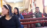 Babinsa Koramil 04/Rainis Sertu Samuel Bawala Hadiri Ibadah Minggu di jemaat Manuel Nunu Rainis, 