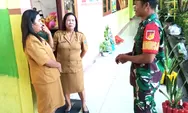 Cegah Kenakalan Remaja Sejak Dini, Babisa Koptu Yus Pogo Intensifkan Komsos Bersama Guru SMPN 1 Lirung