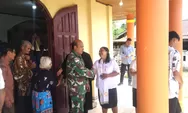 Babinsa Koramil 04/rainis ikut Ibadah Minggu di Gereja Jemaat Zaitun Perangen