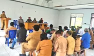 Babinsa Hadiri Rapat Koordinasi di Kantor Camat Damau