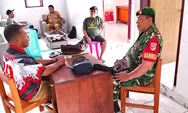 Jalin Sinergitas di Wilayah Binaan, Babinsa Laksanakan Komsos dengan Kades