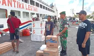 Pastikan Kegiatan Bongkar Muat Aman dan Lancar Babinsa koramil 1312- 02/lirung laksanakan P emantauan penumpang kapal