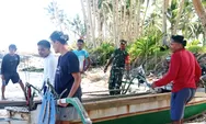 Babinsa Melaksanaka Komsos Dengan Masyarakat Nelayan Desa Dampulis