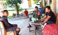 Babinsa Kecamatan Rainis Laksanakan Giat Komsos dengan Warga Desa Nunu