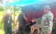 Babinsa Desa Ambela, Sertu Markus Ratunguri, melaksanakan kegiatan komunikasi sosial (komsos) bersama petani padi sawah di Desa Ambela. Ambela, Sulutz