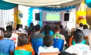 Koramil 04/Rainis nobar piala dunia di wilayah binaan
