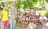 Babinsa Jalin Komunikasi Sosial, Pererat kebersamaan dengan Warga Desa binaan