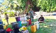Babinsa Kakorotan Kopda Novriadi Jalim Keakraban Dengan Warga Mwlalui Komsos Menjelang Aktibitas Berkebun Di Pulauan Mangapung