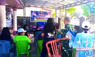 TNI dan Masyarakat Semarakkan Nobar Gembira Piala Dunia 2026 di Beo, Pererat Kemanunggalan TNI-Rakyat