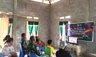 TNI dan Warga Desa Tabang Nobar Gembira Piala Dunia 2026, Pererat Kebersamaan dan Semangat Persatuan