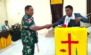 Jaga Toleransi, Babinsa Dampingi Warga Binaan Laksanakan Ibadah Minggu