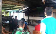 TNI AD dan masyarakat Kabaruan bersatu dalam semangat kebersamaan melalui Nobar Kebangsaan Piala Dunia 2026
