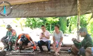 Babinsa Pererat Silaturahmi Melalui Komsos dengan Warga Desa Binaan