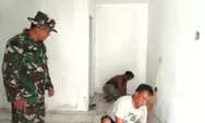 Babinsa Koramil-08/Melonguane Bersama Tukang Melaksanakan Pembangunan KDKMP Di Melonguane