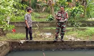 Pantau Budidaya Ikan Air Tawar, Babinsa Laksanakan Pendampingan