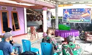 Koramil 1312-03/Beo Gelar Nobar Gembira Bersama Masyarakat, Pererat Kemanunggalan TNI dengan Rakyat