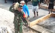 Pentingnya Sarana Rumah Ibadah, Babinsa Koramil 1312-02/Lirung Bersama Warga, Laksanakan Penimbunan Lantai Aula Gereja