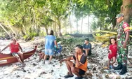 Babinsa Melaksanakan Komunikasi Sosial Dengan Masyarakat Nelayan Desa Dampulis