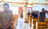 Pantau wilayah Binaan,Babinsa Mengikuti Ibadah bersama Warga