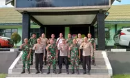 Kapolres Kotamobagu Disambut Dandim 1303/Bolmong dalam Kunjungan Silaturahmi